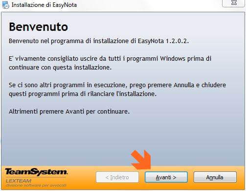 easy nota iscrizione a ruolo