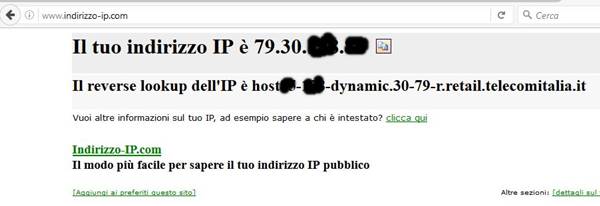 Conoscere IP Pubblico con www.indirizzo-ip.com