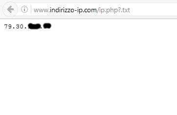 Ottenere indirizzo IP Pubblico in modo testuale da inserire nei propri script