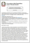 PROCURATORE DELLA REPUBBLICA.... SOLITO VIRUS