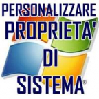 PERSONALIZZARE PROPRIETA' DI SISTEMA DI WINDOWS